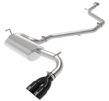 Charger l&#39;image dans la galerie, aFe Takeda 18-21 Toyota C-HR 2.0L 2.5in 304 Stainless Steel Cat-Back Exhaust w/ Black Tip