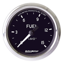 Laden Sie das Bild in den Galerie-Viewer, Autometer Cobra 2 inch 0-15 PSI w/ ISO Fuel Pressure Gauge