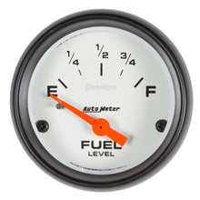 Charger l&#39;image dans la galerie, Autometer Phantom Gauge Fuel Level 2 1/16in 73e To 10f(Aftermarket Linear) Elec Phantom