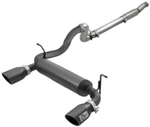 Laden Sie das Bild in den Galerie-Viewer, aFe Rebel Series 409 Stainless Steel Cat-Back Exhaust 18-21 Jeep Wrangler JL 2.0L (t) - Black Tip