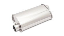 Cargar imagen en el visor de la galería, Vibrant StreetPower Oval Muffler 5in x 9in x 15in - 2.25&quot; inlet/outlet (Offset-Offset Same Side)