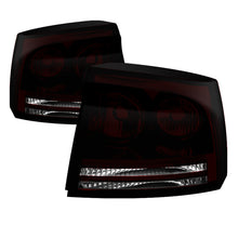 Carica l&#39;immagine nel visualizzatore di Gallery, Xtune Dodge Charger 05-08 OEM Style Tail Lights Dark Red ALT-JH-DC05-OE-RSM