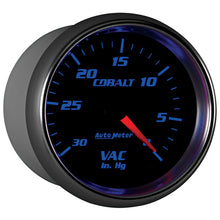 Laden Sie das Bild in den Galerie-Viewer, Autometer Cobalt 2-5/8in. / 0-30 IN HG / Mechanical Vacuum Gauge