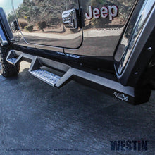 Carica l&#39;immagine nel visualizzatore di Gallery, Westin/HDX 2018 Jeep Wrangler JL Unlimited Drop Nerf Step Bars - Textured Black