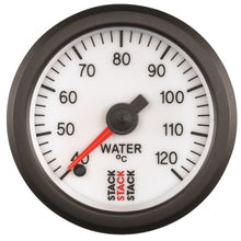 Load image into Gallery viewer, Autometer Stack 52mm 40-120 Deg C 1/8in NPTF Male Pro Stepper Motor Water Temp Gauge - White