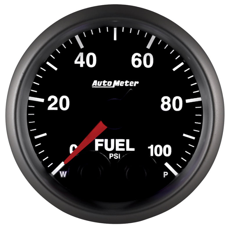 Autometer Elite 52mm 0-100 PSI Fuel Pressure Peak & Warn w/ Electronic Control Gauge