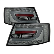 Cargar imagen en el visor de la galería, Spyder Audi A6 05-08 4Dr Sedan Only Light Bar LED Tail Lights Smke ALT-YD-AA605V2-LBLED-SM