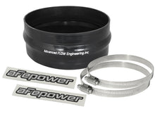 Cargar imagen en el visor de la galería, aFe Magnum FORCE CAI Univ. Silicone Coupling Kit (6-1/4in. ID / 2-3/4in. L) Straight w/Hump - Black