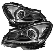 Load image into Gallery viewer, Xtune Mercedes Benz C-Class 12-14 OE Projector Headlights (Fit Non-Hid) Chrome PRO-JH-MBW20412-NA-C