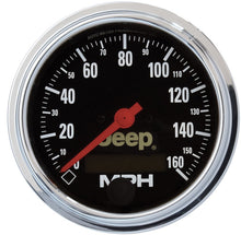 Laden Sie das Bild in den Galerie-Viewer, Autometer Jeep 3.375 In-Dash 0-160 MPH Electrical Speedometer Gauge - Programmable