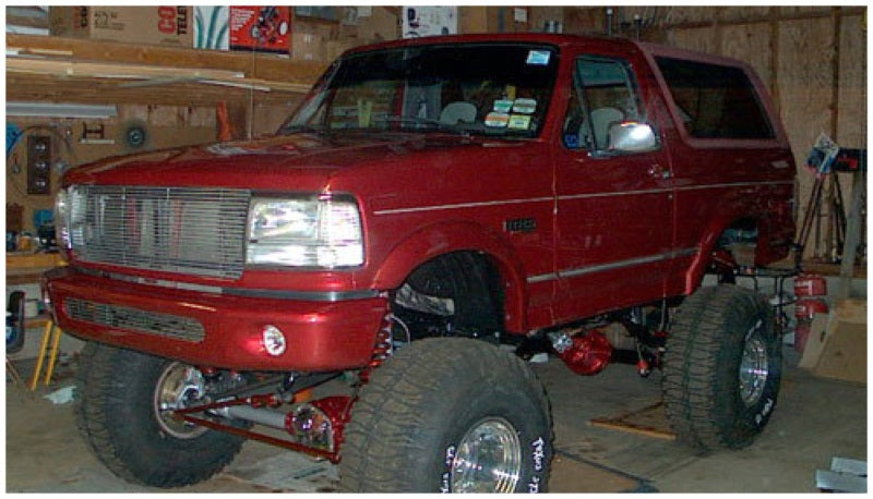 Bushwacker 92-96 Ford Bronco Extend-A-Fender Style Flares 2pc - Black