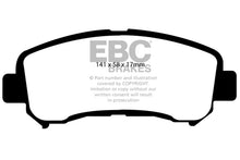 Cargar imagen en el visor de la galería, EBC 08-09 Nissan Rogue 2.5 Greenstuff Front Brake Pads