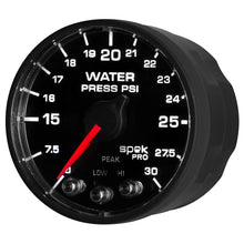 Charger l&#39;image dans la galerie, Autometer Spek-Pro - Nascar 2-1/16in Water Press 0- 30 psi Bfb