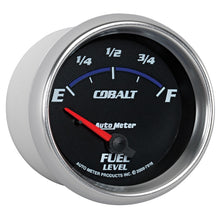 Carica l&#39;immagine nel visualizzatore di Gallery, Autometer Cobalt 66.7mm 240-33 ohms Short Sweep Electronic Fuel Level Gauge