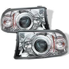 Load image into Gallery viewer, Spyder Dodge Dakota 97-04/Durango 98-03 1PC Projector Headlights LED Halo LED Chrm PRO-YD-DDAK97-C