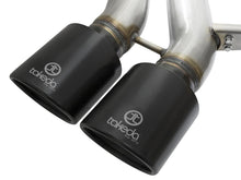 Carica l&#39;immagine nel visualizzatore di Gallery, aFe Takeda 3in SS Exhaust Cat-Back 13-16 Ford Focus ST 2.0L Black Tips