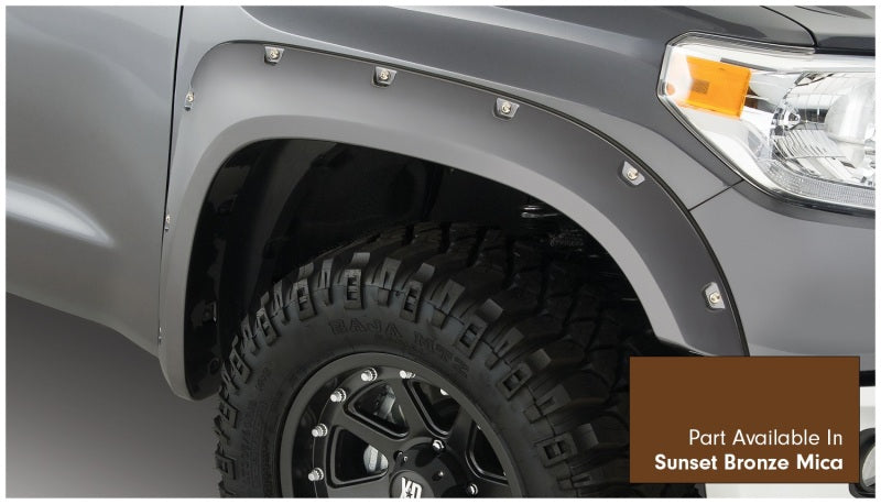 Bushwacker 16-17 Toyota Tundra Fleetside Pocket Style Flares 4pc - Sunset Bronze Mica