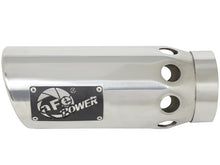 Charger l&#39;image dans la galerie, aFe Power Intercooled Tip Stainless Steel - Polished 4in In x 5in Out x 12in L Clamp On