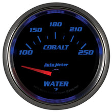 Laden Sie das Bild in den Galerie-Viewer, Autometer Cobalt 66mm 100-250 Degree F Electric Water Temperature Gauge