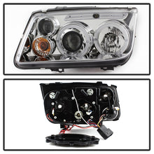 Load image into Gallery viewer, Spyder Volkswagen Jetta 99-05 Projector HeadlightsLED Halo Chrm PRO-YD-VJ99-HL-C