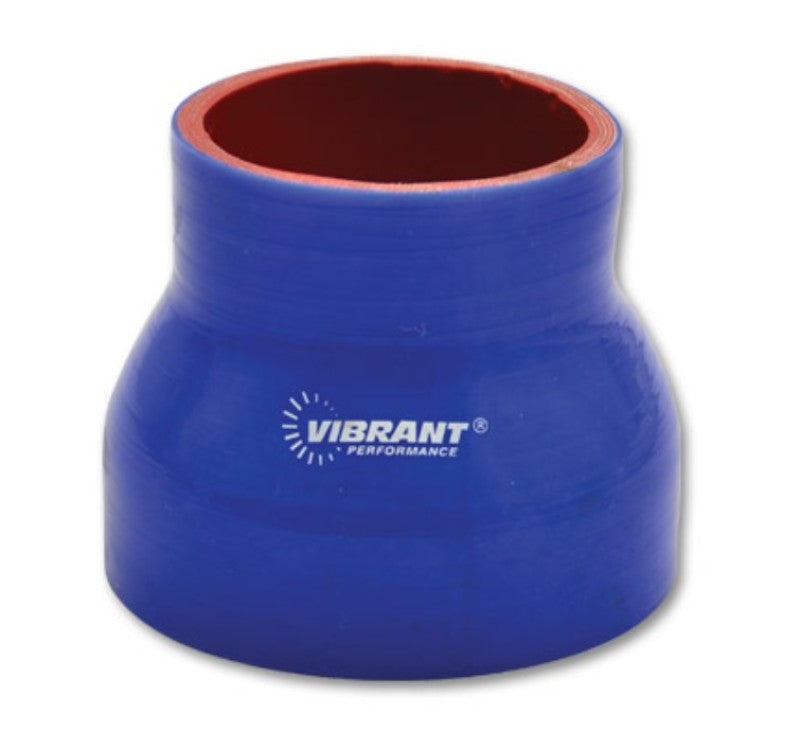 Vibrant 4 Ply Reducer Couper 3in ID x 2.75in ID x 4.5in Long - Blue