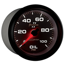 Carica l&#39;immagine nel visualizzatore di Gallery, Autometer Phantom II 2-5/8in 100 PSI Mechanical Oil Pressure Gauge