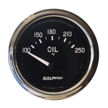 Laden Sie das Bild in den Galerie-Viewer, Autometer Cobra 2 1/16in 100-250 Deg Electric Oil Temperature Gauge