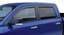 Laden Sie das Bild in den Galerie-Viewer, EGR 2019 Dodge Ram 1500 Crew Cab SlimLine In-Channel Window Visors Set of 4 - Dark Smoke