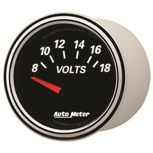 Laden Sie das Bild in den Galerie-Viewer, Autometer Designer Black II 52mm 18V Voltmeter Gauge