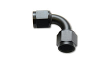 Laden Sie das Bild in den Galerie-Viewer, Vibrant -4AN Female 90 Degree Union Adapter (AN to AN) - Anodized Black Only