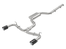 Charger l&#39;image dans la galerie, aFe MACH Force-Xp 3 IN to 2-1/2 IN Stainless Steel Cat-Back Exhaust Carbon Volkswagen GTI 15-17