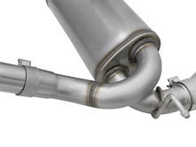 Carica l&#39;immagine nel visualizzatore di Gallery, aFe Rebel Series 2.5in 409 SS Cat-Back Exhaust w/ Polished Tips 07+ Jeep Wrangler (JK) V6 3.6L/3.8L