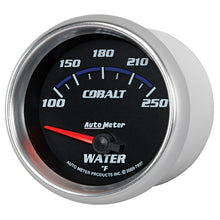 Laden Sie das Bild in den Galerie-Viewer, Autometer Cobalt 66mm 100-250 Degree F Electric Water Temperature Gauge