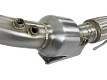 Load image into Gallery viewer, aFe Twisted Steel 3in. 304 SS Street Series Downpipe 16-18 Ford Focus RS I4-2.3L (t)