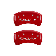 Carica l&#39;immagine nel visualizzatore di Gallery, MGP 4 Caliper Covers Engraved Front &amp; Rear Acura Yellow finish black ch