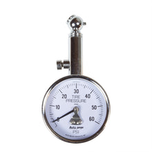 Carica l&#39;immagine nel visualizzatore di Gallery, Autometer 60 PSi Peak/Hold Mechanical Tire Pressure Gauge