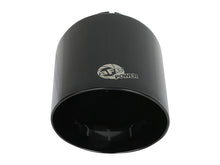 Cargar imagen en el visor de la galería, aFe Takeda 409 SS Clamp-On Exhaust Tip 2.5in. Inlet / 4.5in. Outlet / 7in. L - Black