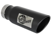 Charger l&#39;image dans la galerie, aFe MACH Force-Xp 409 Stainless Steel Exhaust Tip 3.5 In x 4.5in Out x 12in L Clamp-On