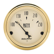 Laden Sie das Bild in den Galerie-Viewer, AutoMeter Gauge Water Temp 2-1/16in. 250 Deg. F Elec Golden Oldies