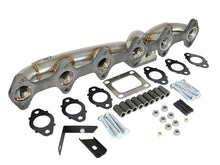 Carica l&#39;immagine nel visualizzatore di Gallery, aFe Twisted Steel Header w/ T4 Turbo Manifold 03-07 Dodge Diesel L6-5.9L