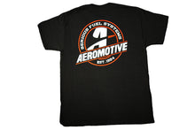 Carica l&#39;immagine nel visualizzatore di Gallery, Aeromotive Standard Logo Black/Red T-Shirt - Large