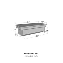 गैलरी व्यूवर में इमेज लोड करें, Westin/Brute Full Lid Full Size XOver XDeep XWide w/ slant - Aluminum