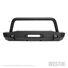 गैलरी व्यूवर में इमेज लोड करें, Westin 18-22 Jeep Wrangler JL / 20-22 Gladiator WJ2 Stubby Front Bumper w/Bull Bar - Tex. Blk