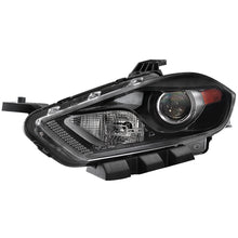 Carica l&#39;immagine nel visualizzatore di Gallery, xTune Dodge Dart 13-15 Driver Side Projector Headlight - OEM Left - Black HD-JH-DDART13-H-OE-L