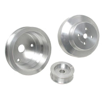 Laden Sie das Bild in den Galerie-Viewer, BBK 88-95 GM Truck 4.3 5.0 5.7 Underdrive Pulley Kit - Lightweight CNC Billet Aluminum (3pc)