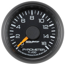 Laden Sie das Bild in den Galerie-Viewer, Autometer Factory Match GM 2-1/16in 1600 Degree Electric Pyrometer (EGT) Gauge