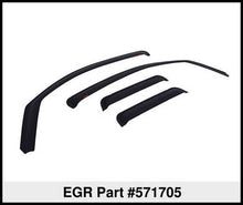 Charger l&#39;image dans la galerie, EGR 07-12 Chev Silverado 1500/2500/3500 Crw Cb In-Channel Window Visors - Set of 4 - Matte (571705)