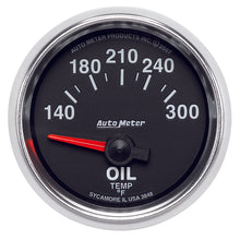 Laden Sie das Bild in den Galerie-Viewer, Autometer GS 52mm 140-300 Deg F Short Sweep Electronic Oil Temperature Gauge