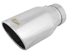 Laden Sie das Bild in den Galerie-Viewer, aFe Diesel Exhaust Tip Bolt On Polished 4in Inlet x 6in Outlet x 12in Length