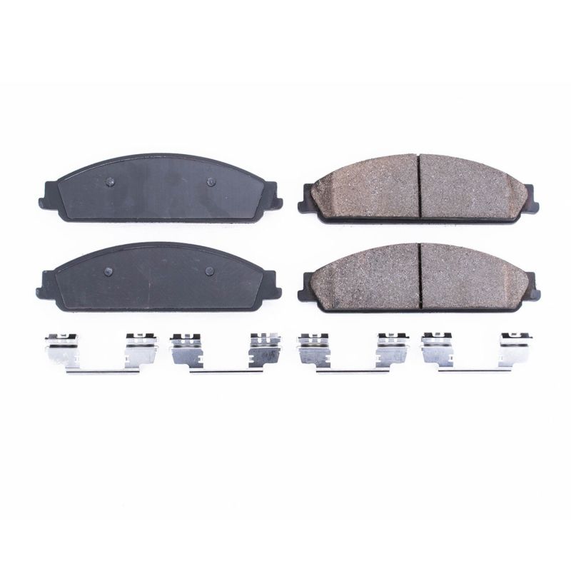 Power Stop 05-07 Ford Five Hundred Front Z17 Evolution Ceramic Brake Pads w/Hardware